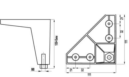 Стол 1200 мм коллекции Вест  от Династия Kids