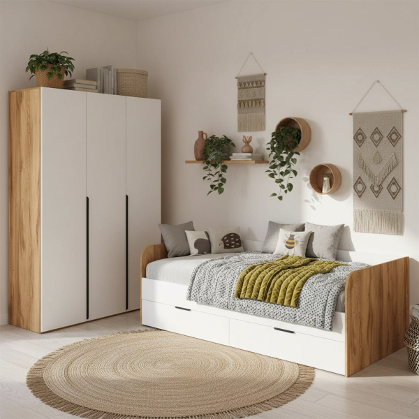 Кровать коллекции Брайт Золотистый от Династия Kids