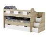 Кровать 2-х ярусная Городок (цвета разные) 190х90 + 180х80 от Династия Kids