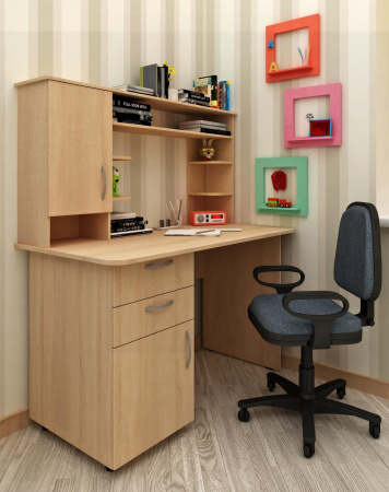 Стол письменный Интер (цвет дуб сонома) от Династия Kids