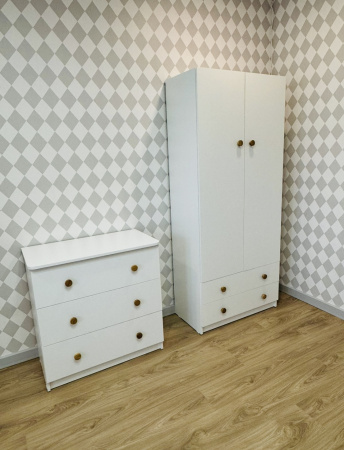 Комод коллекции Умка NEW (ручки - дуб) от Династия Kids
