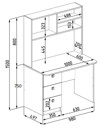 Стол коллекции Анита от Династия Kids