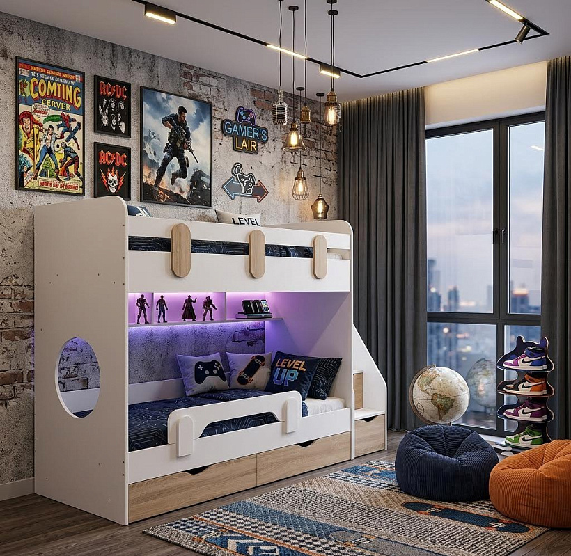 Спальные места 80х180 от Династия Kids